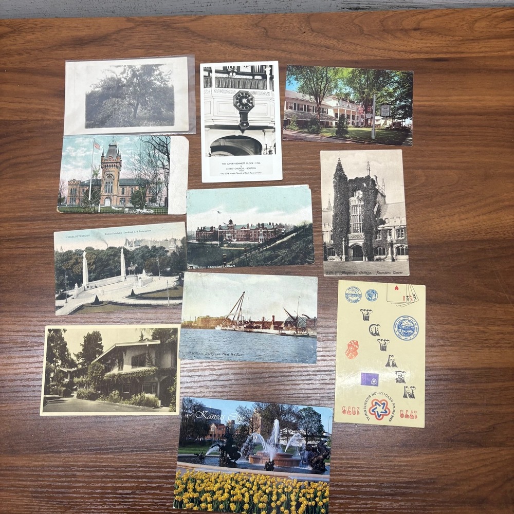 Vintage Postcards Various Manufactures F. Frith and more Lot of 11